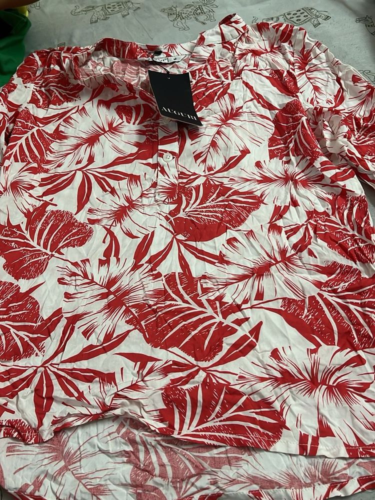 Floral Print Top short kurta