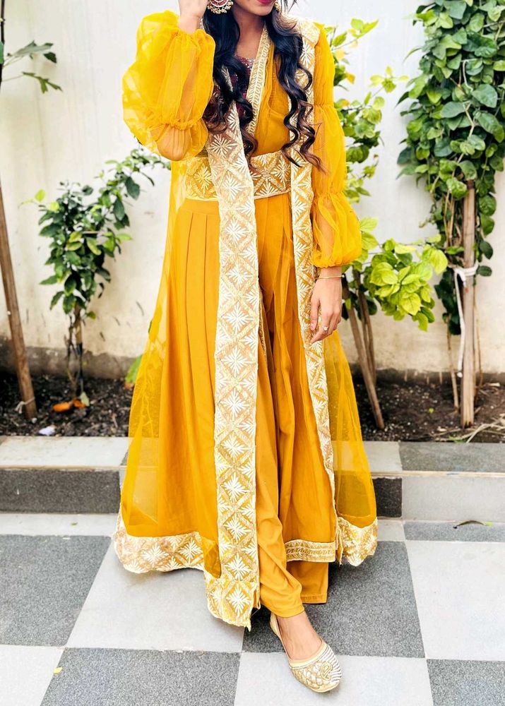 Haldi Special Yellow Outfit