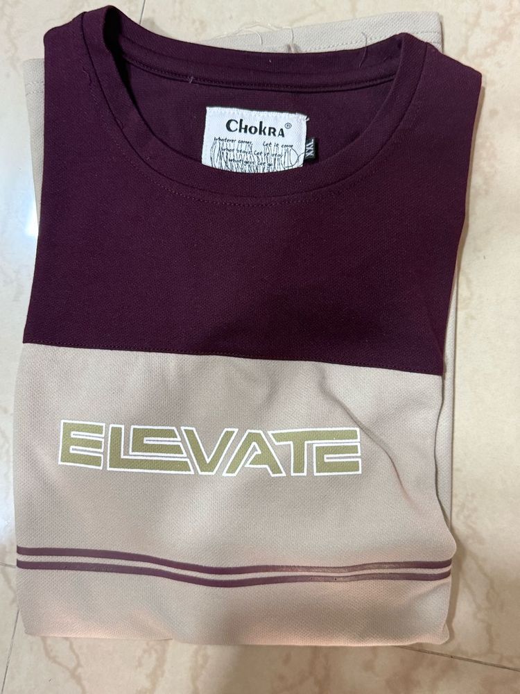Tshirt Red And Cream