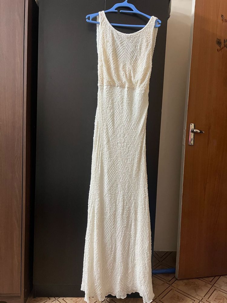 Elegant White Maxi Dress