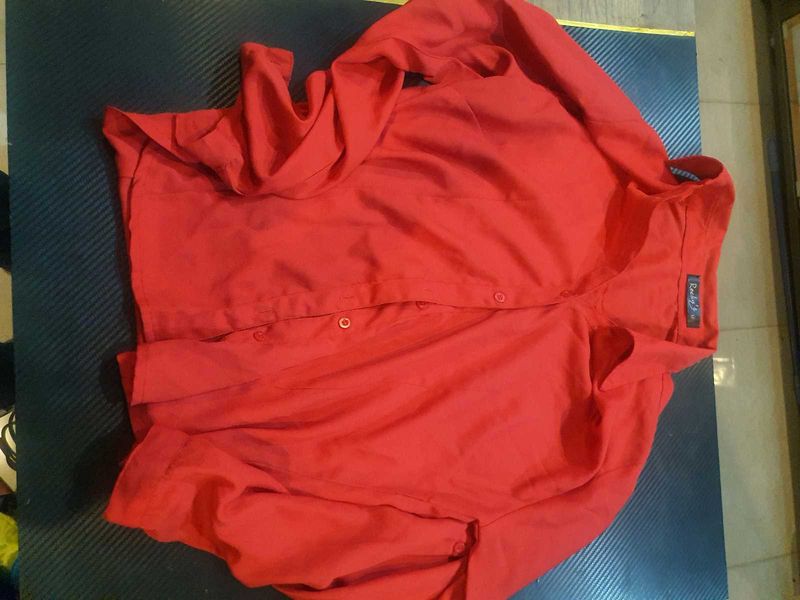 Rust Color Shirt Size M