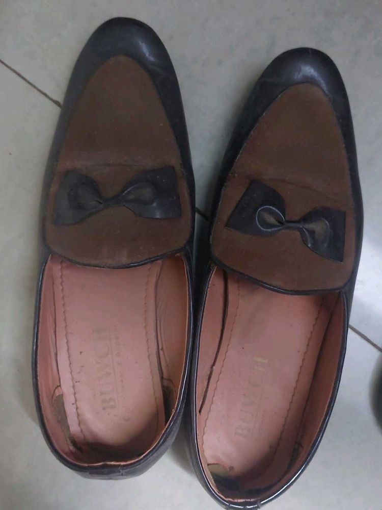 Vintage Brown Leather Loafers
