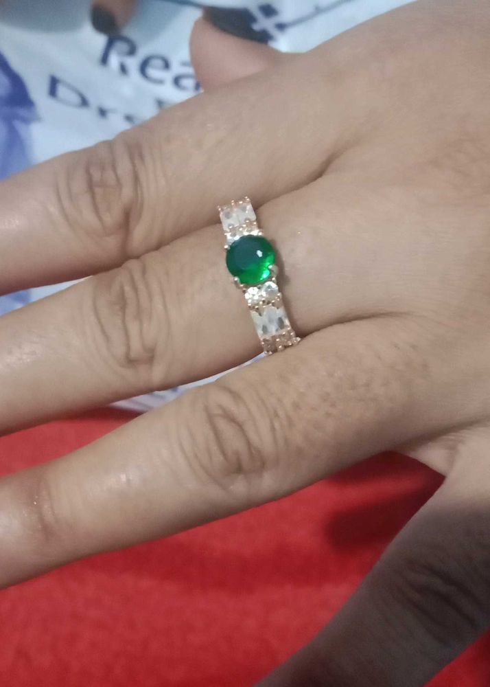 New With Tag Ring For Women Green Stone