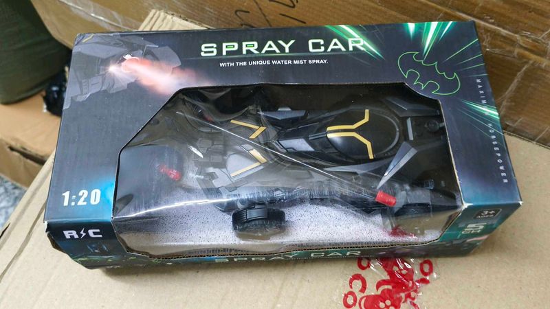 Remote Control Batman Man Night Rider Car With Smo