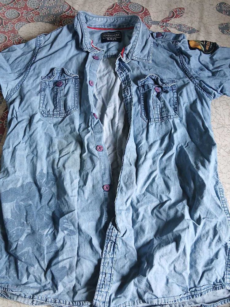 Denim Look Shirt