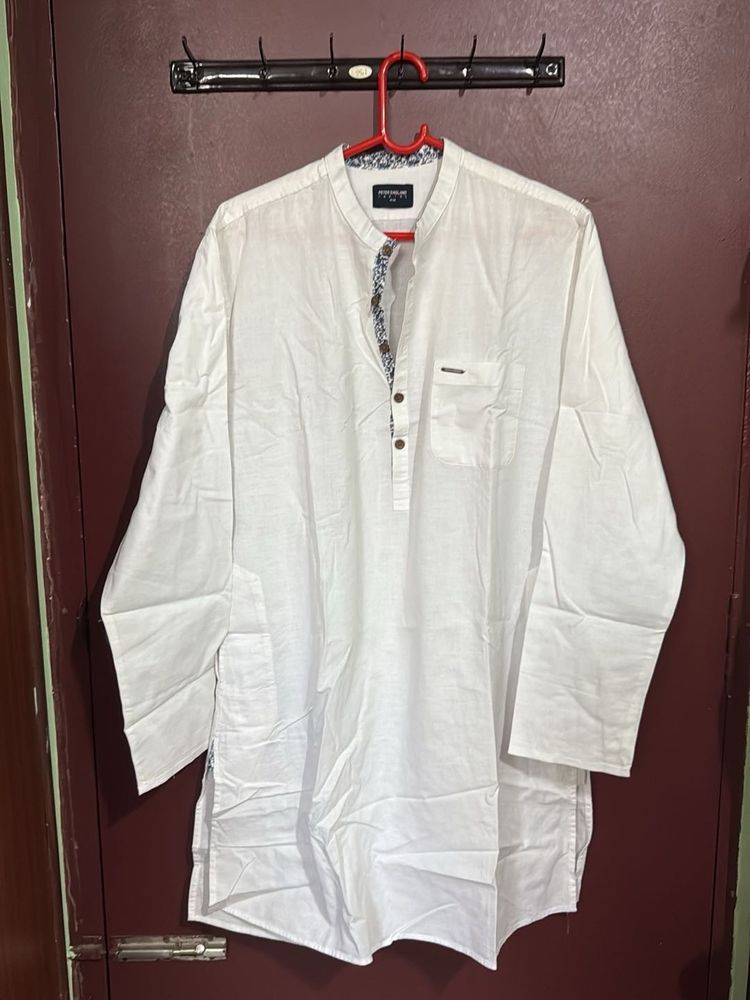 Men&#39;s White Kurta Shirt