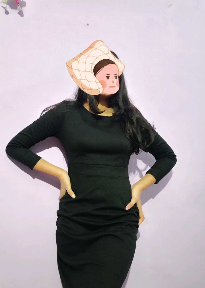 Elegant Black Bodycon Dress