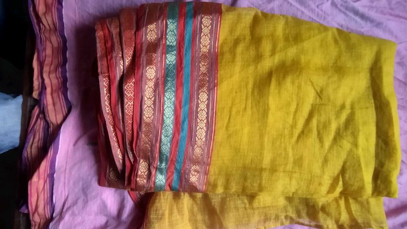 Beautiful yellow Saree