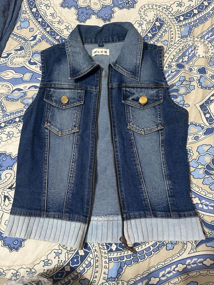 Denim Vest - Stylish Layering