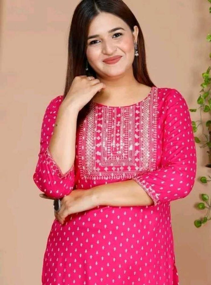 Elegant Pink Kurta