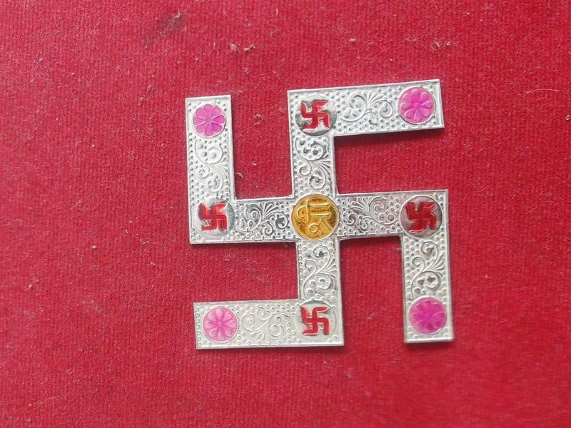 pure silver Swastika