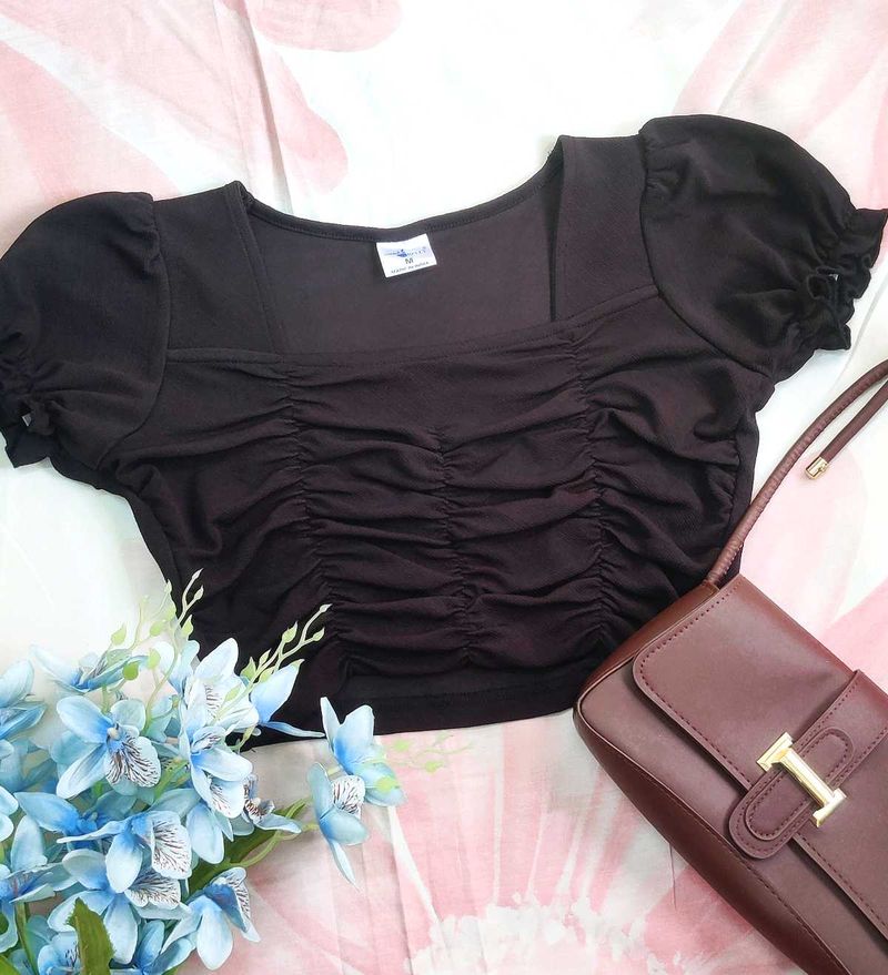 Black Crop Top