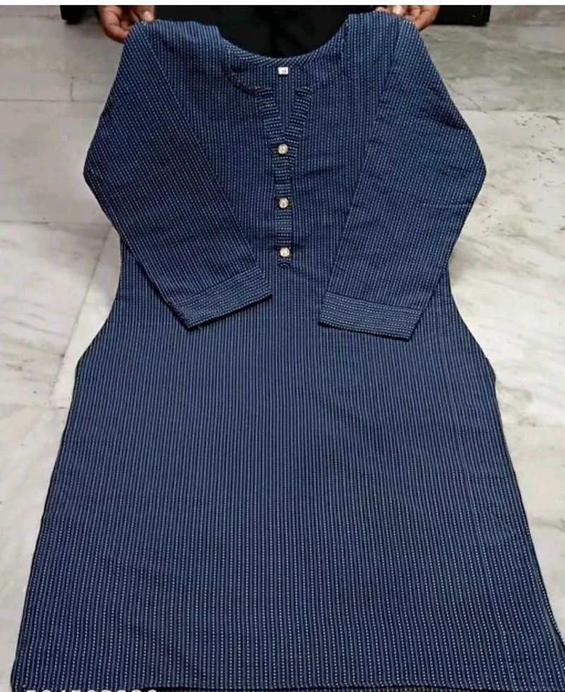 Striped Blue Kurta