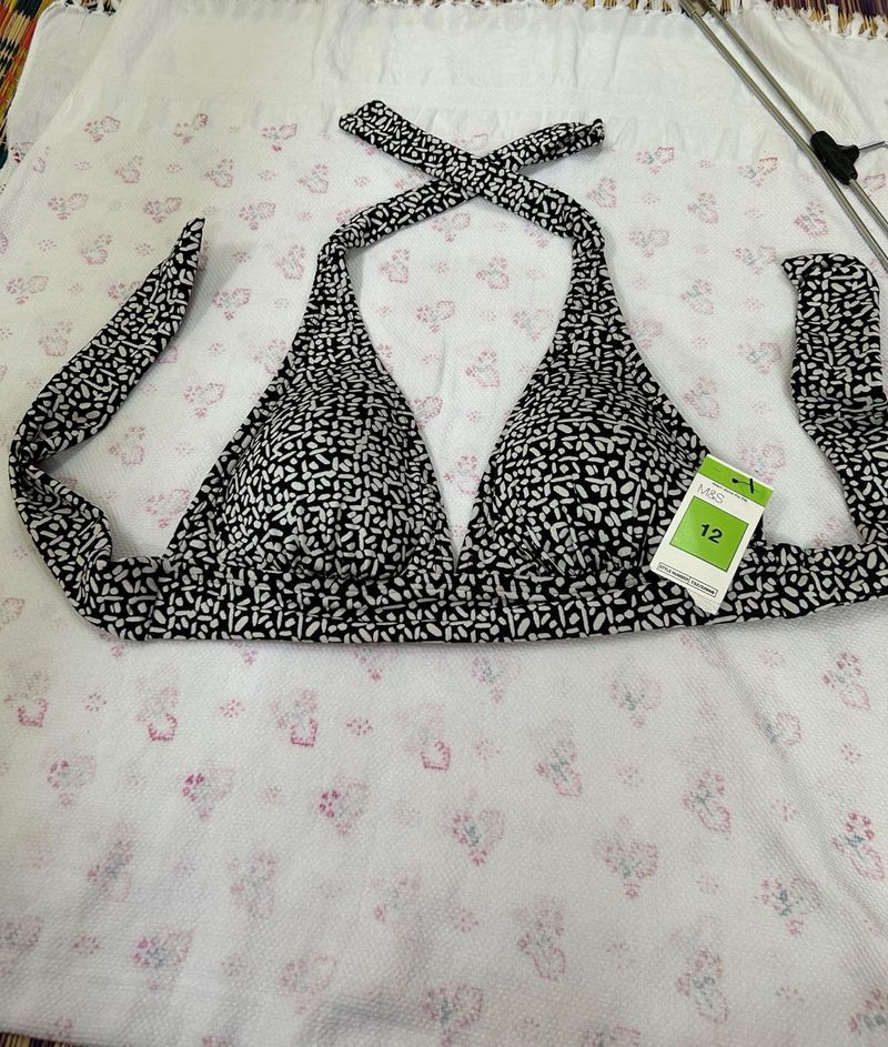 Brand New M&amp;S Triangle Bikini Top