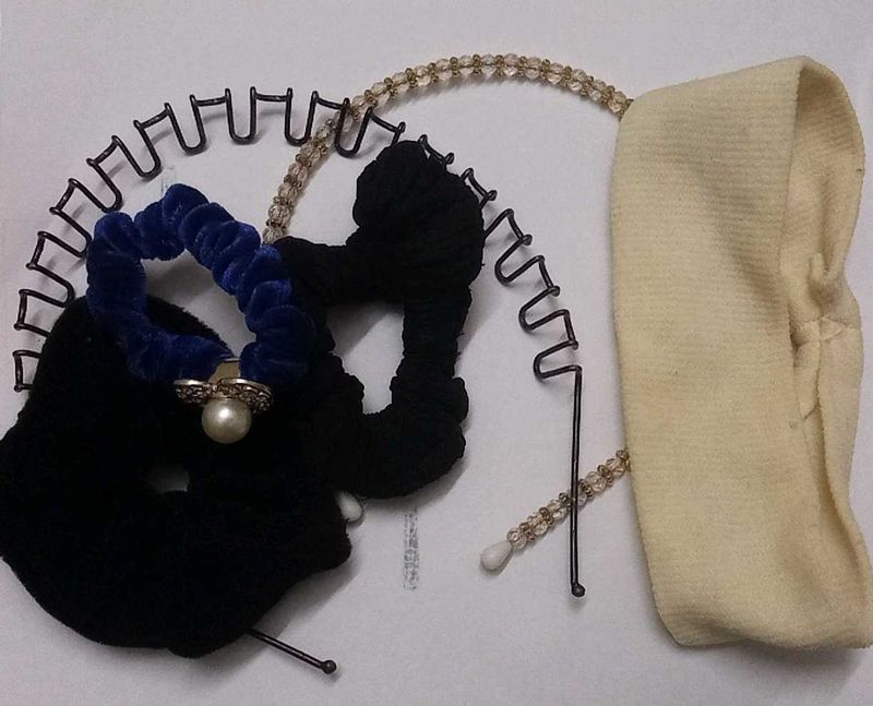 Beaded Headband And Scrunchies