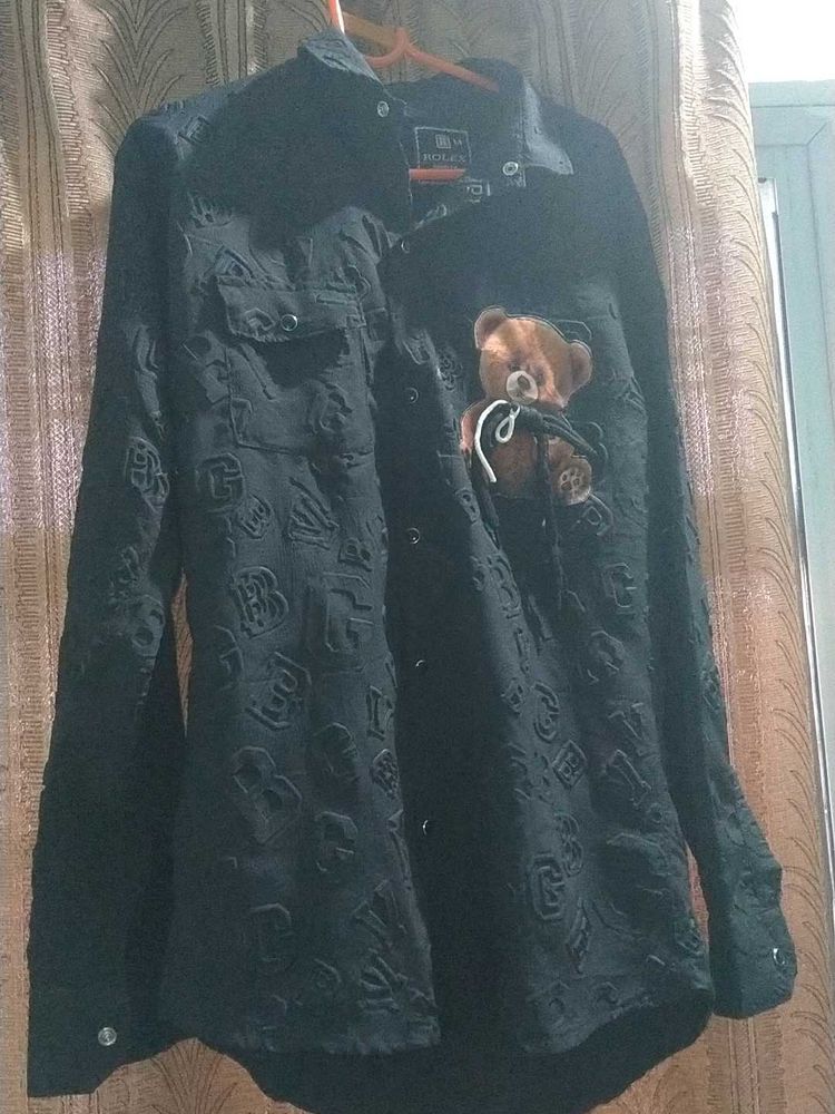This Is New Black Shirts For Casually , Party Wear