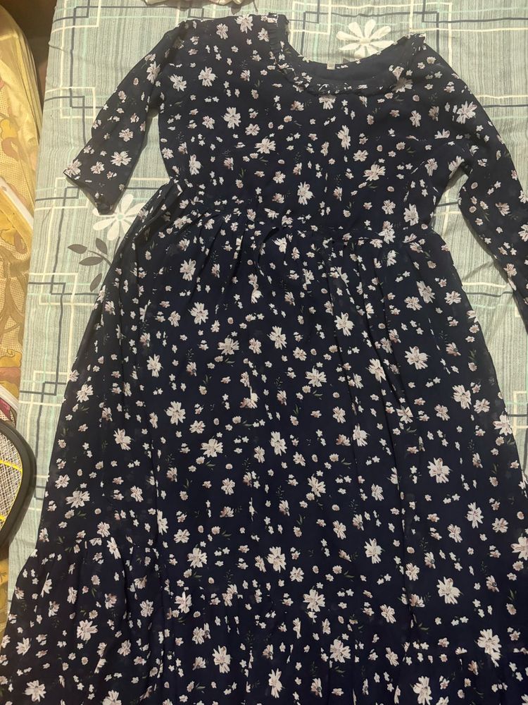 Floral Print Maxi Dress
