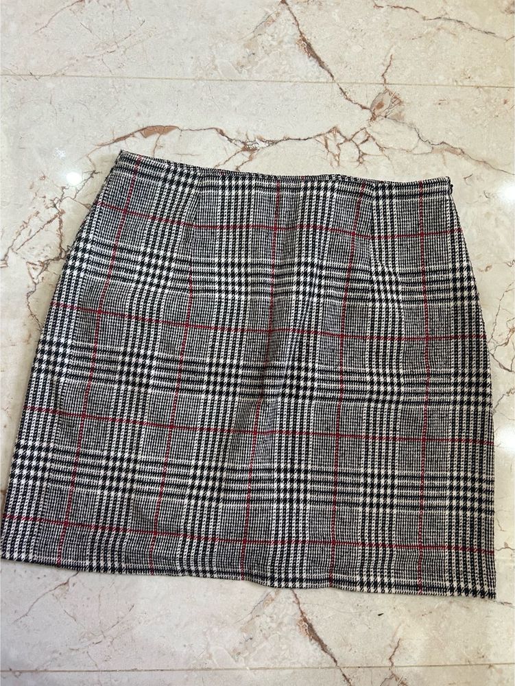 Unused Shein Checkered Mini Skirt