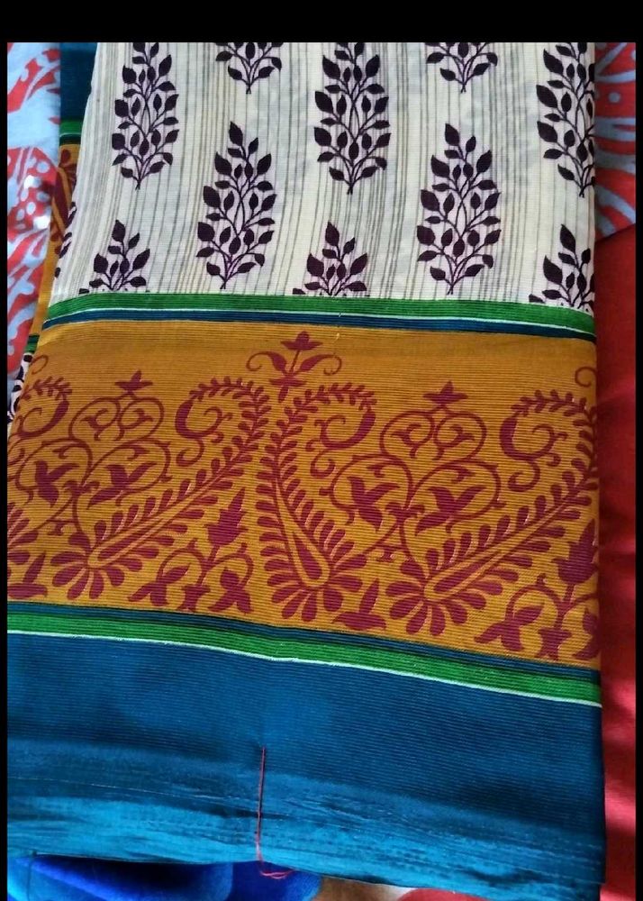 Soft Silk Blend Print SAREE