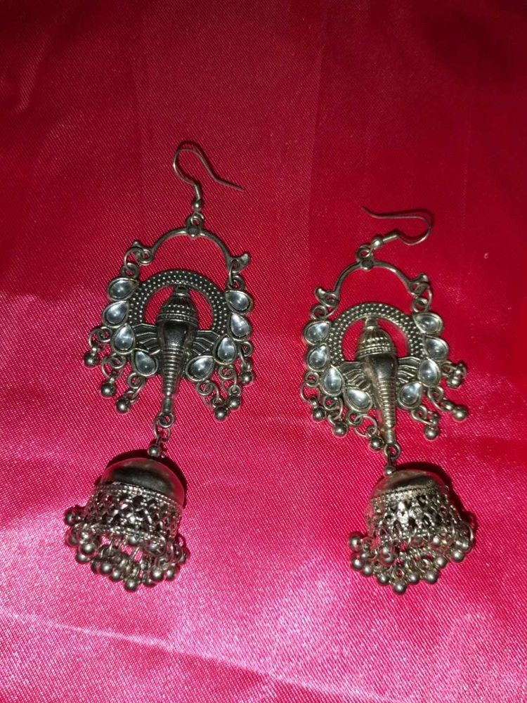 Elephant Jhumka Earrings