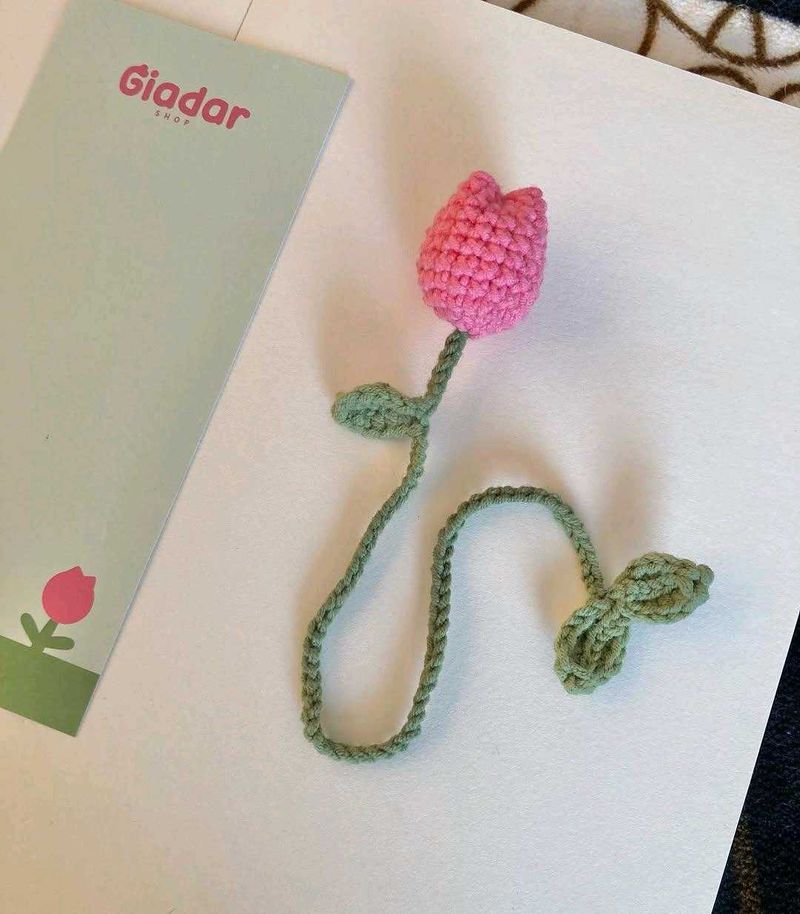 Crochet Tulip Book Marker