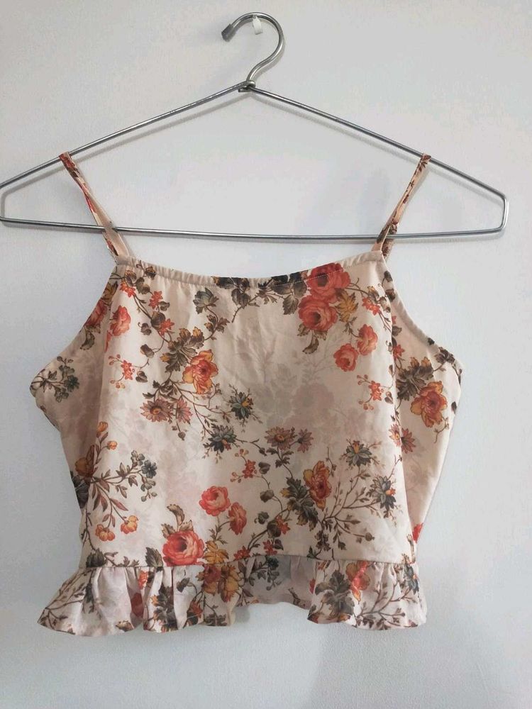 Floral Crop Top