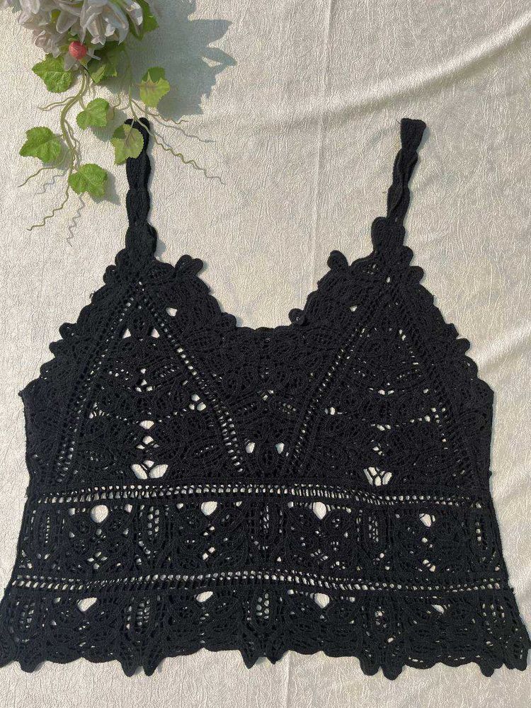 Trendy Crochet Camisole Top