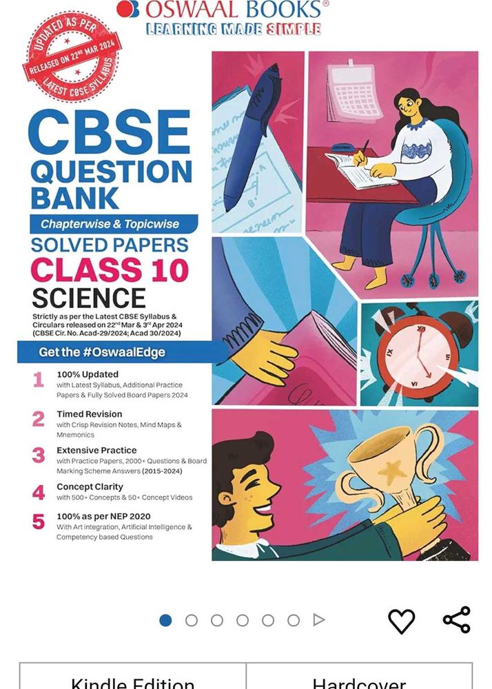 Oswaal CBSE Question Bank Class 10 Science 2025