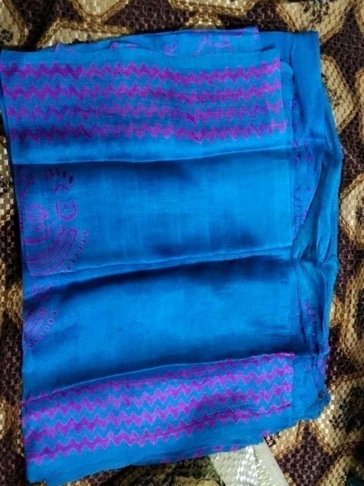 Blue &amp; Purple Saree