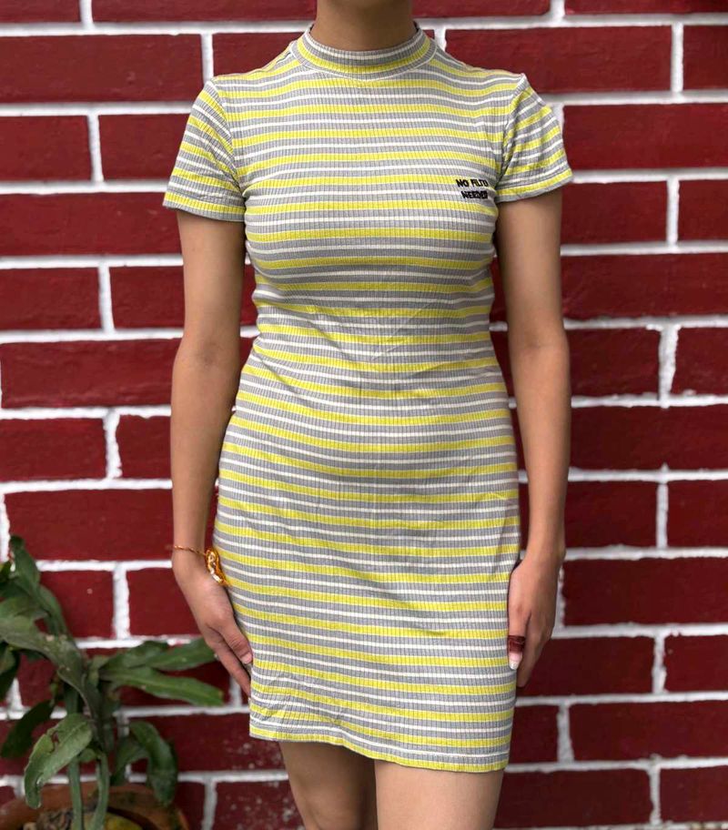 Striped Bodycon Dress