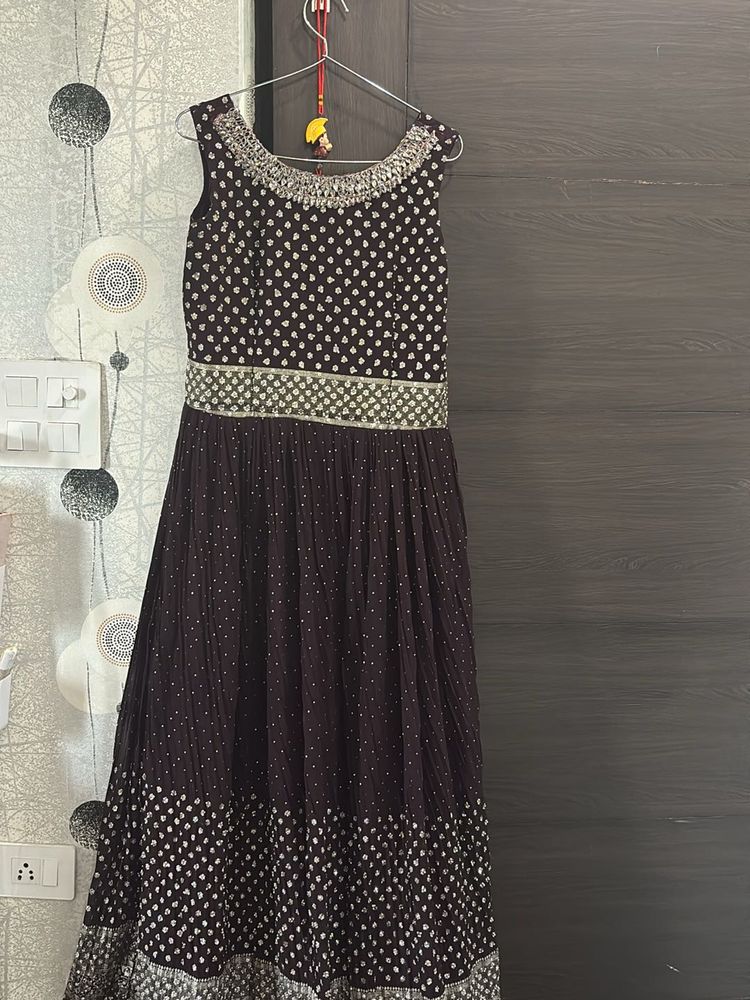 Elegant Embellished Anarkali Dress