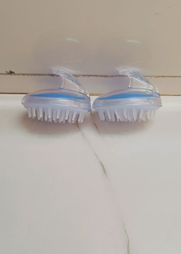 2 Pcs-Silicone Head Massager used in all kinds of