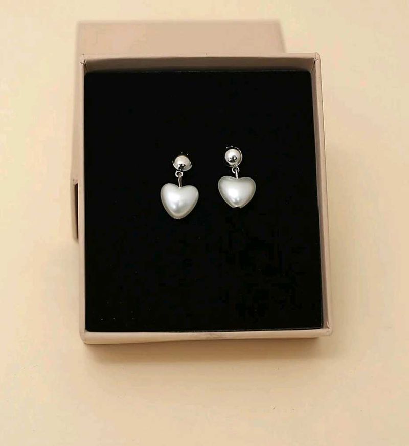 Heart Shaped Korean Earrings