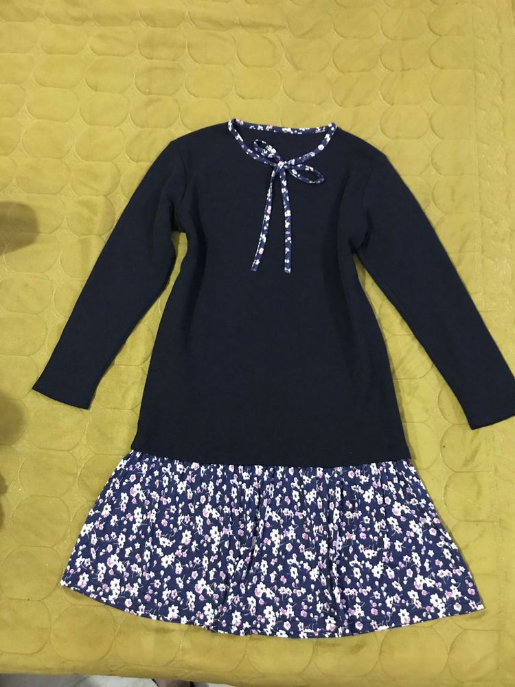 Korean Cute Stretchy Dress Fits S/M
