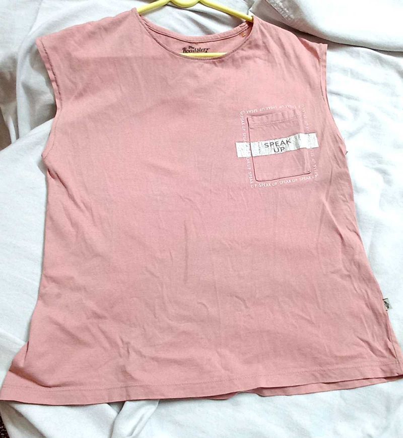 Peach Graphic Tee