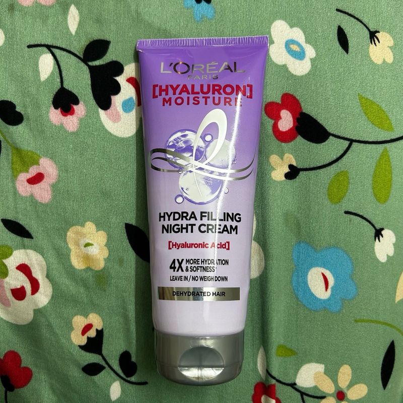 Loreal Hydra Filling Night Cream Leave In Conditio