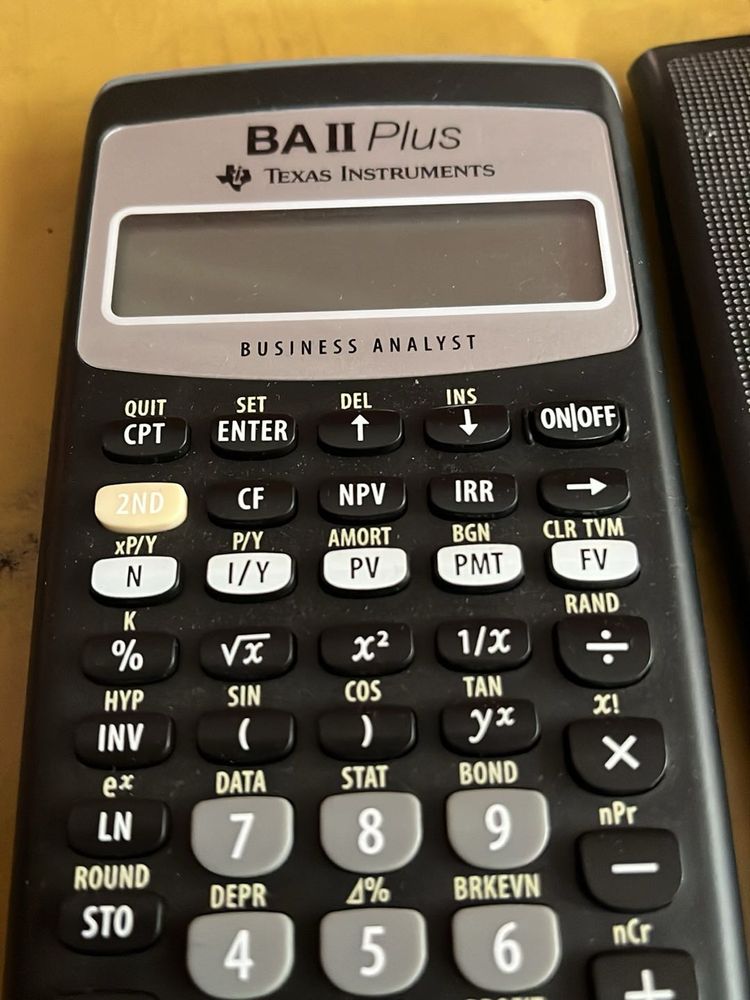 Texas Instruments BAII Plus Calculator