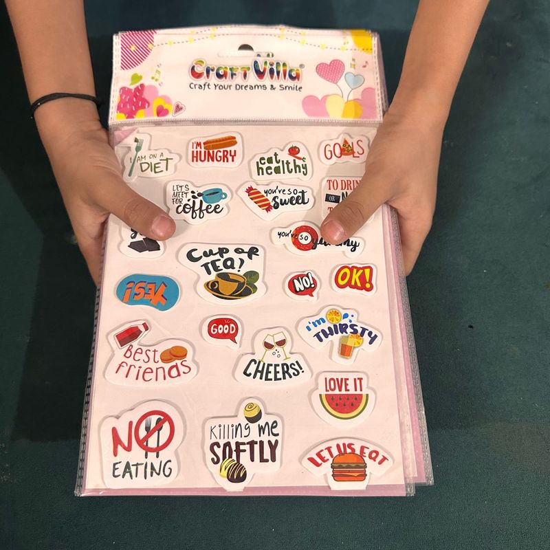 14 3d Stiker Sheet