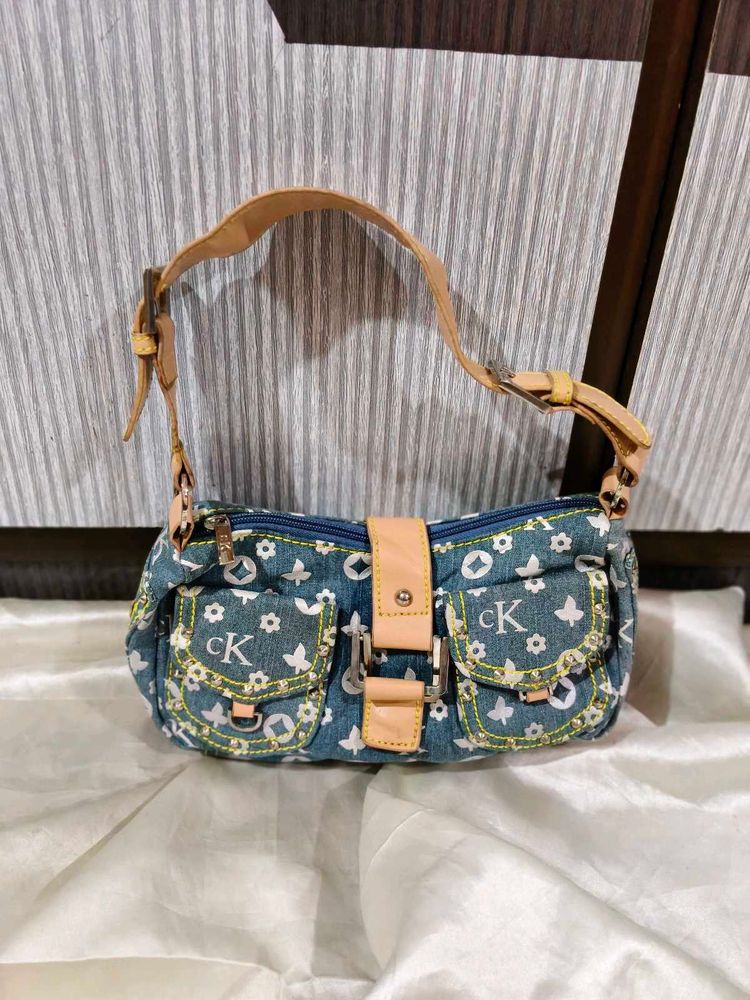 Calvin Klein Denim Shoulder Bag
