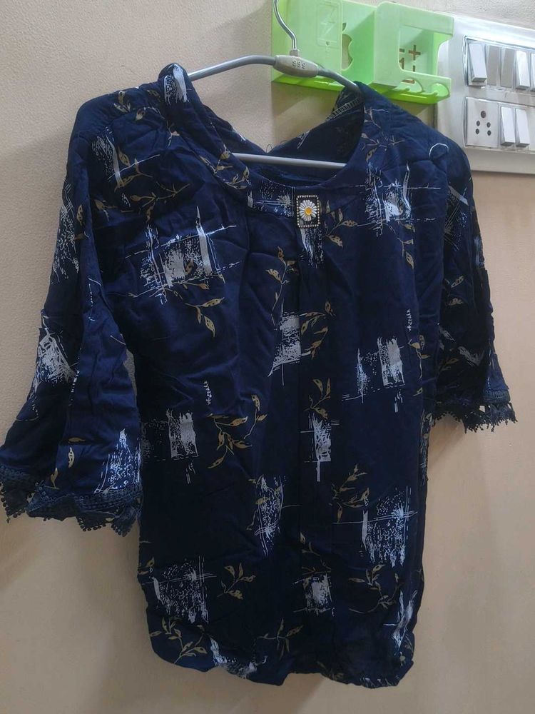 Stylish Navy Blue Top