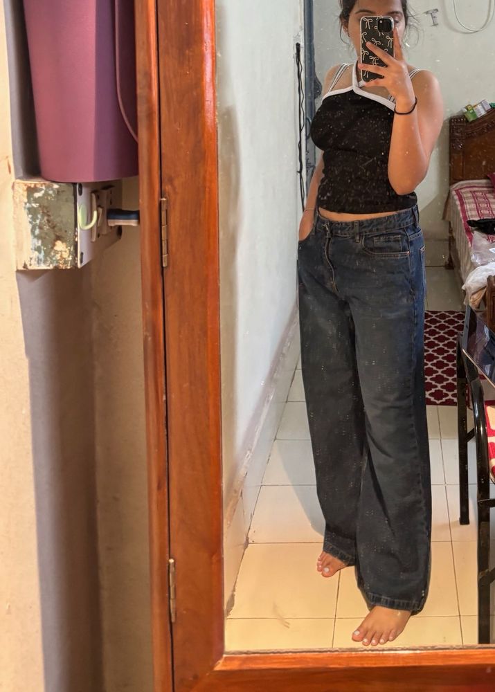 Freakins Wide Leg Jeans