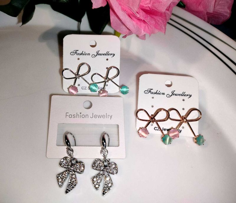 Bowknot Drop Earrings