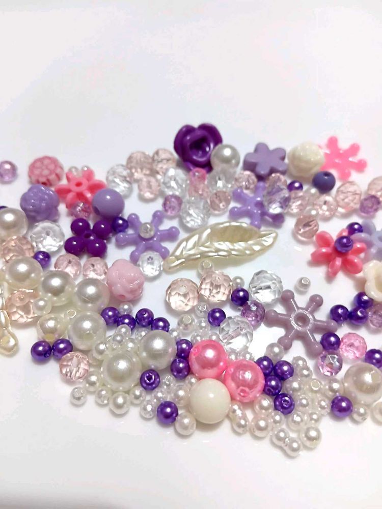 Purple And PINK Beads 🍇🍑