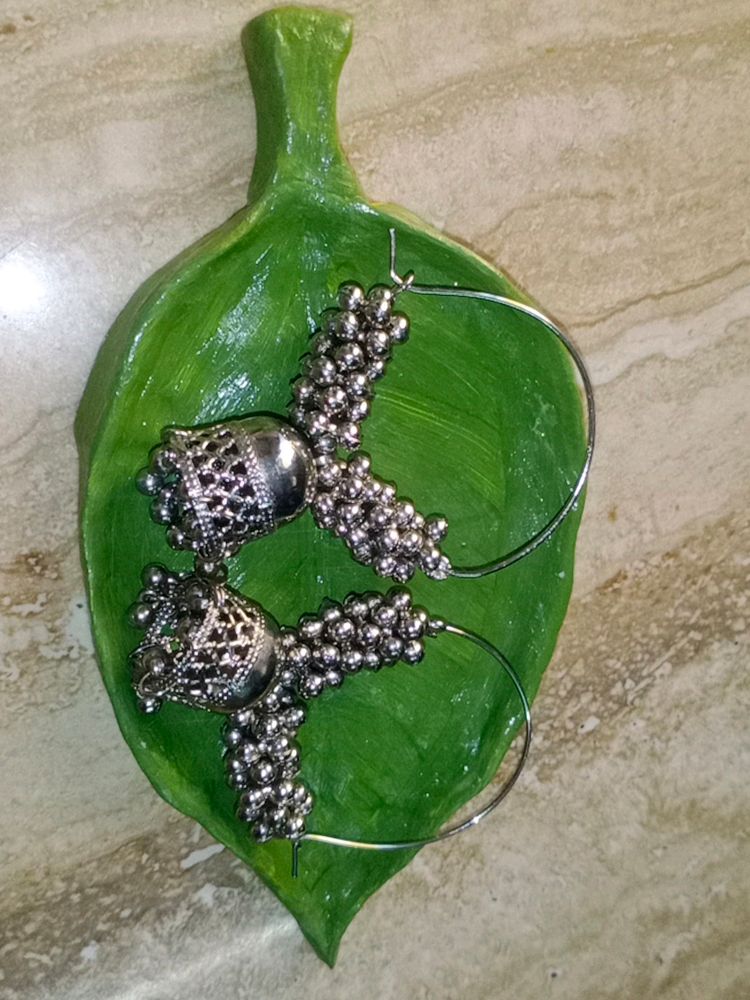 Oxidised Earrings / 150 Coins
