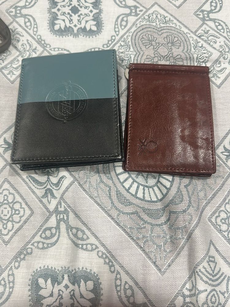Leather Wallet By Ucb Pack Of 2 Combo