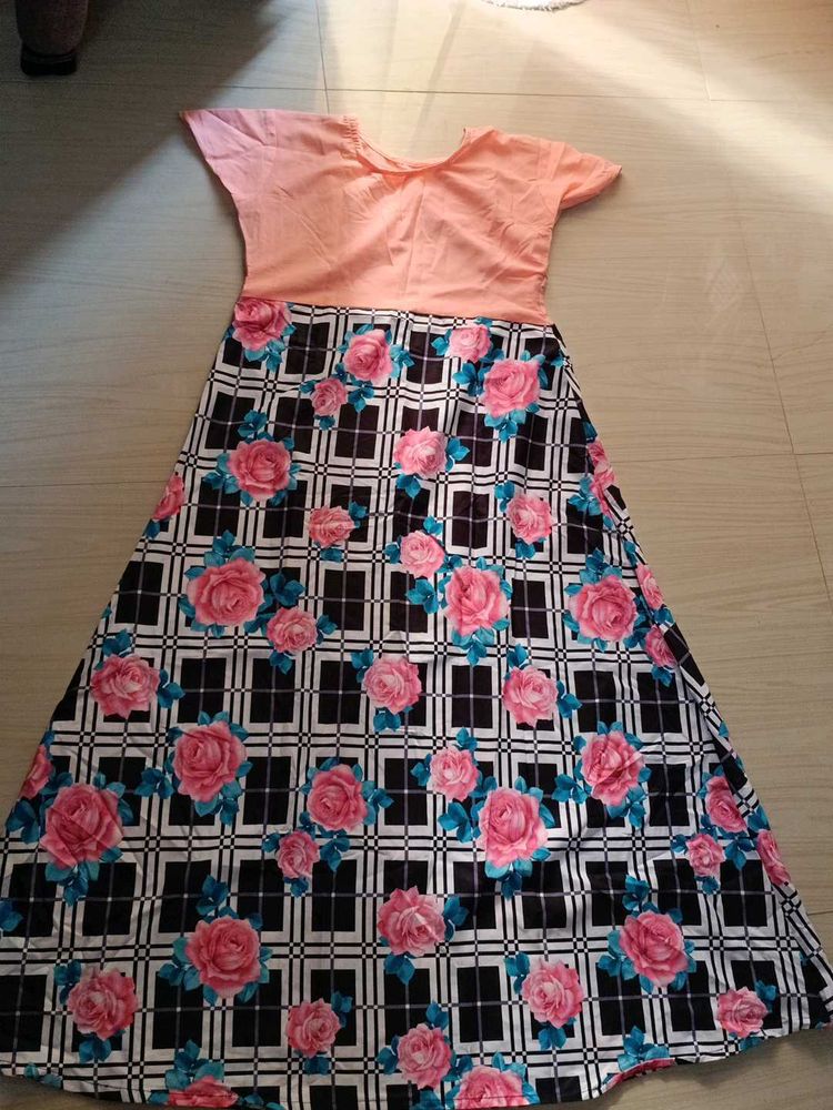 Floral Print Maxi Dress