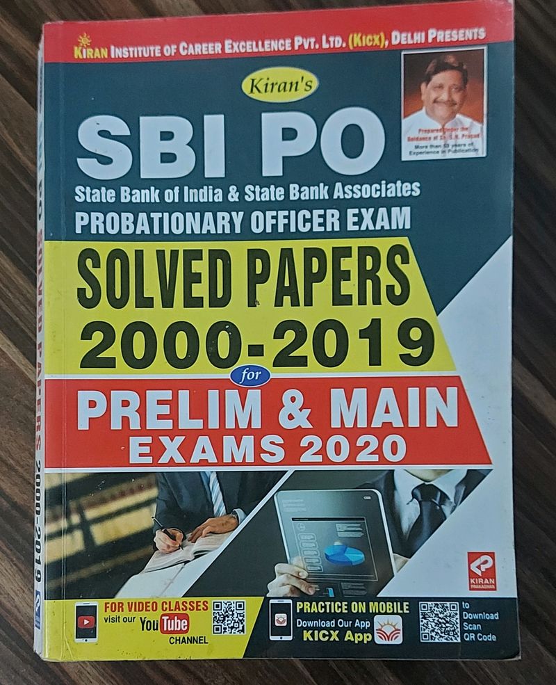 SBI PO Solved Papers Kiran Publication