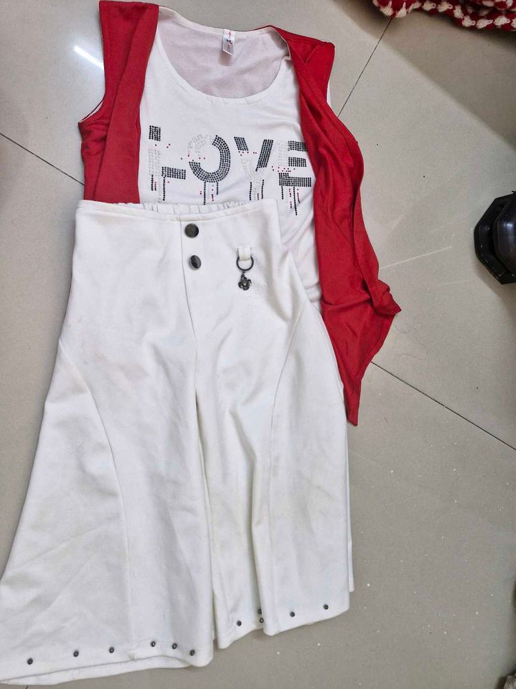 Girls Pant Top Set