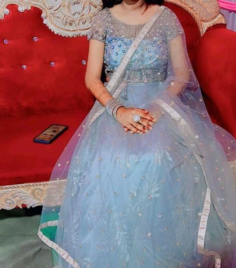 Elegant Blue Lehenga Choli