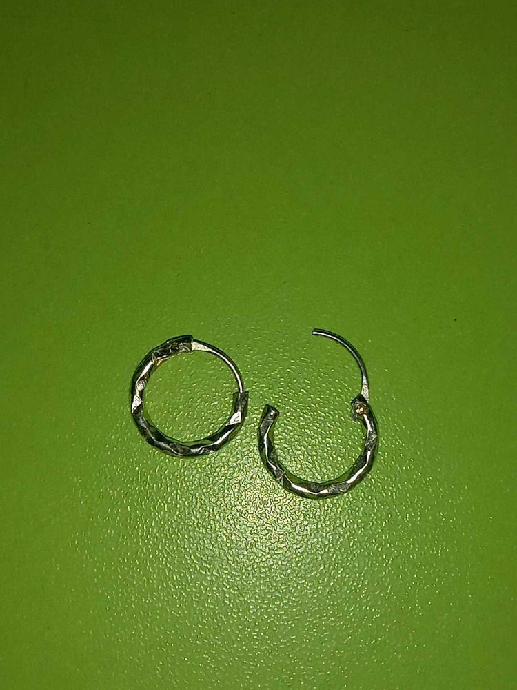 Silver Hoop Earrings
